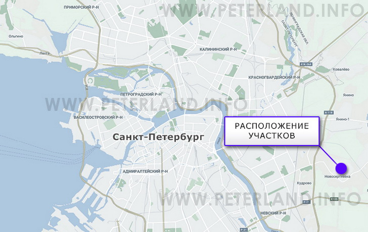 промышленные земельные участки в Новосергиевке на карте